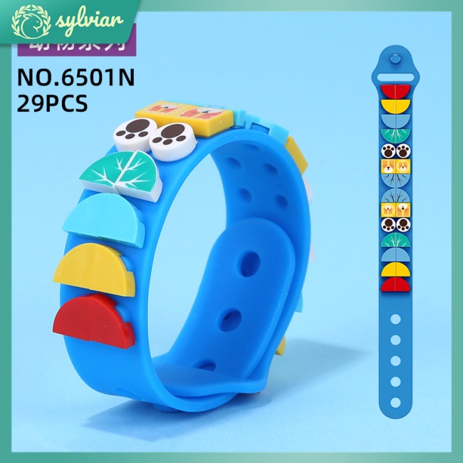 [sylviar] Ollie 【Hàng Có Sẵn】Dây Đeo Tay Lego Dạng Khối Có Thể Điều Chỉnh DIY Cho Trẻ Em