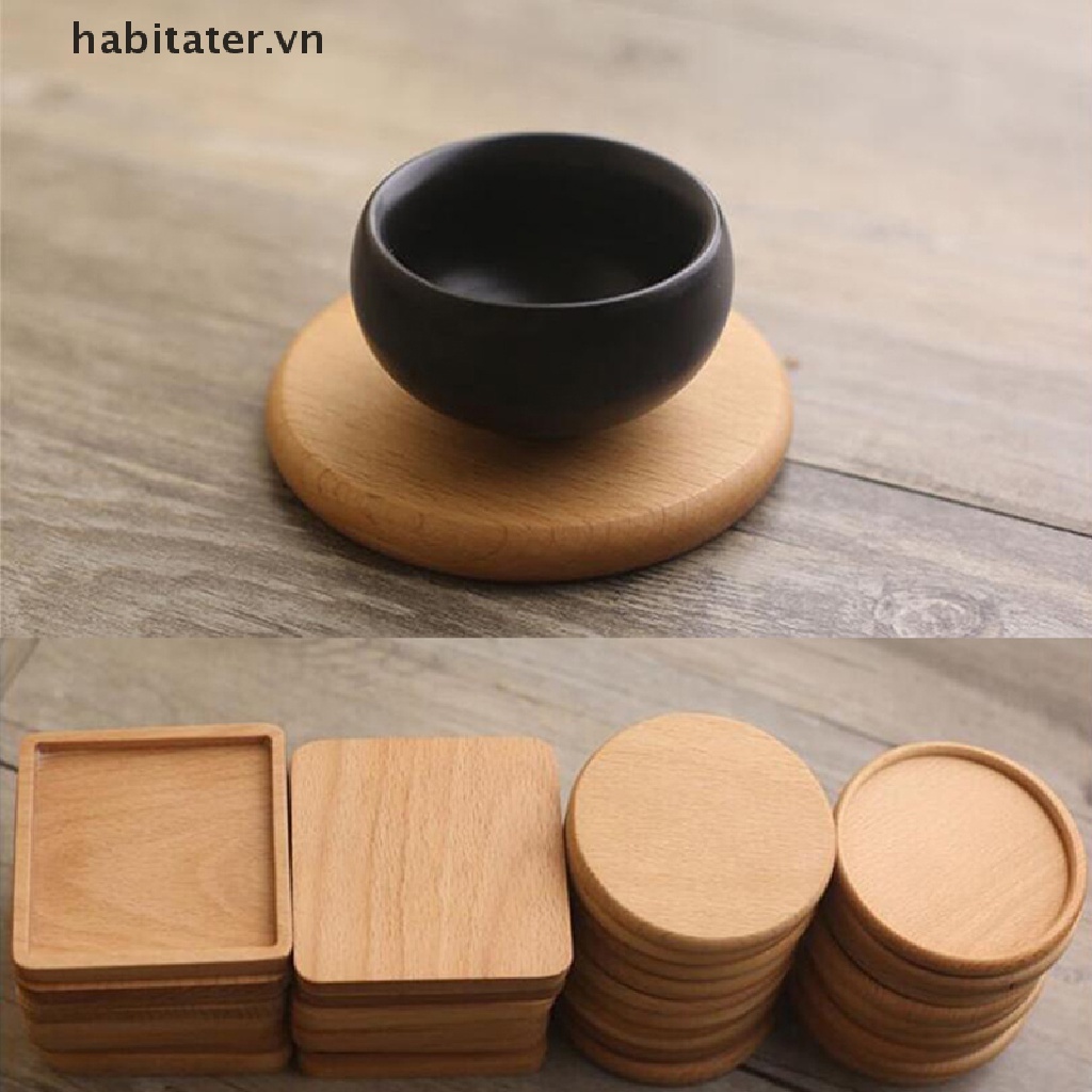 Miếng Lót Ly Bằng Gỗ Sồi Tự Nhiên Cách Nhiệt