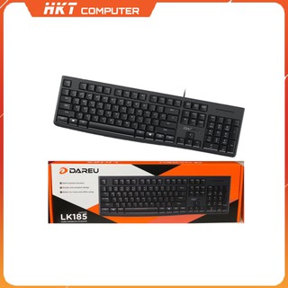 Bàn phím DAREU LK185 + Chuột DAREU LM103 Black (USB/Đen) Sản phẩm lý tưởng cho văn phòng, chính hãng Mai Hoàng