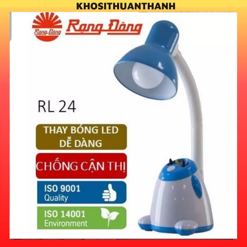 Đèn học để bàn Rạng Đông chống cận bảo vệ thị lực - tặng 1 bóng 5W ánh sáng vàng tiết kiệm điện năng