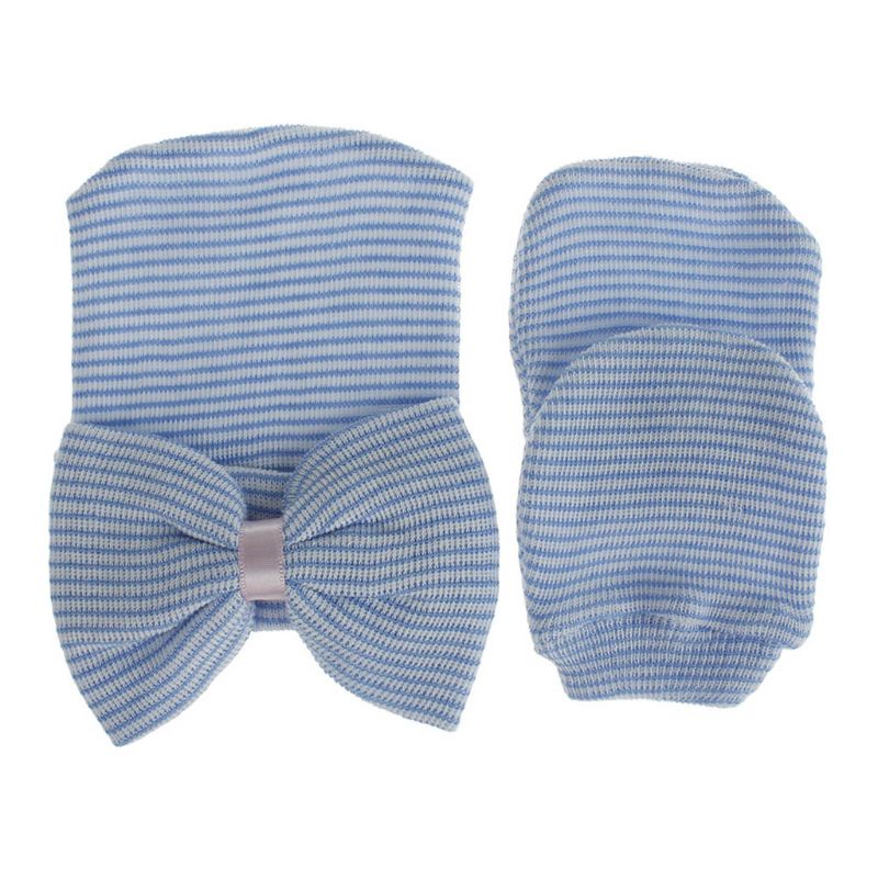 Bộ Găng Tay + Mũ Và Găng Tay Chống Xước Bảo Vệ Cho Bé