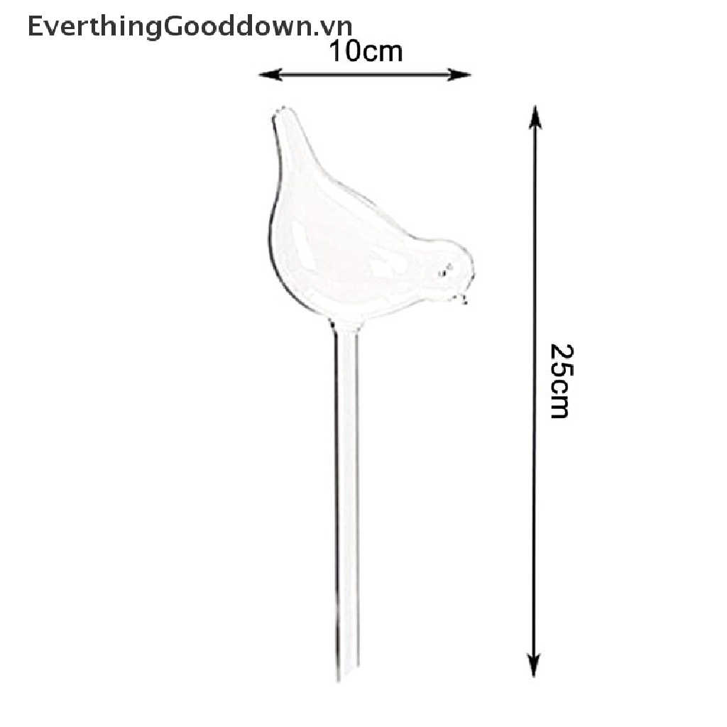 Everthinggood Bóng Đèn Trong Suốt Tự Tưới Nước Hình Chim Thổi Bằng Tay