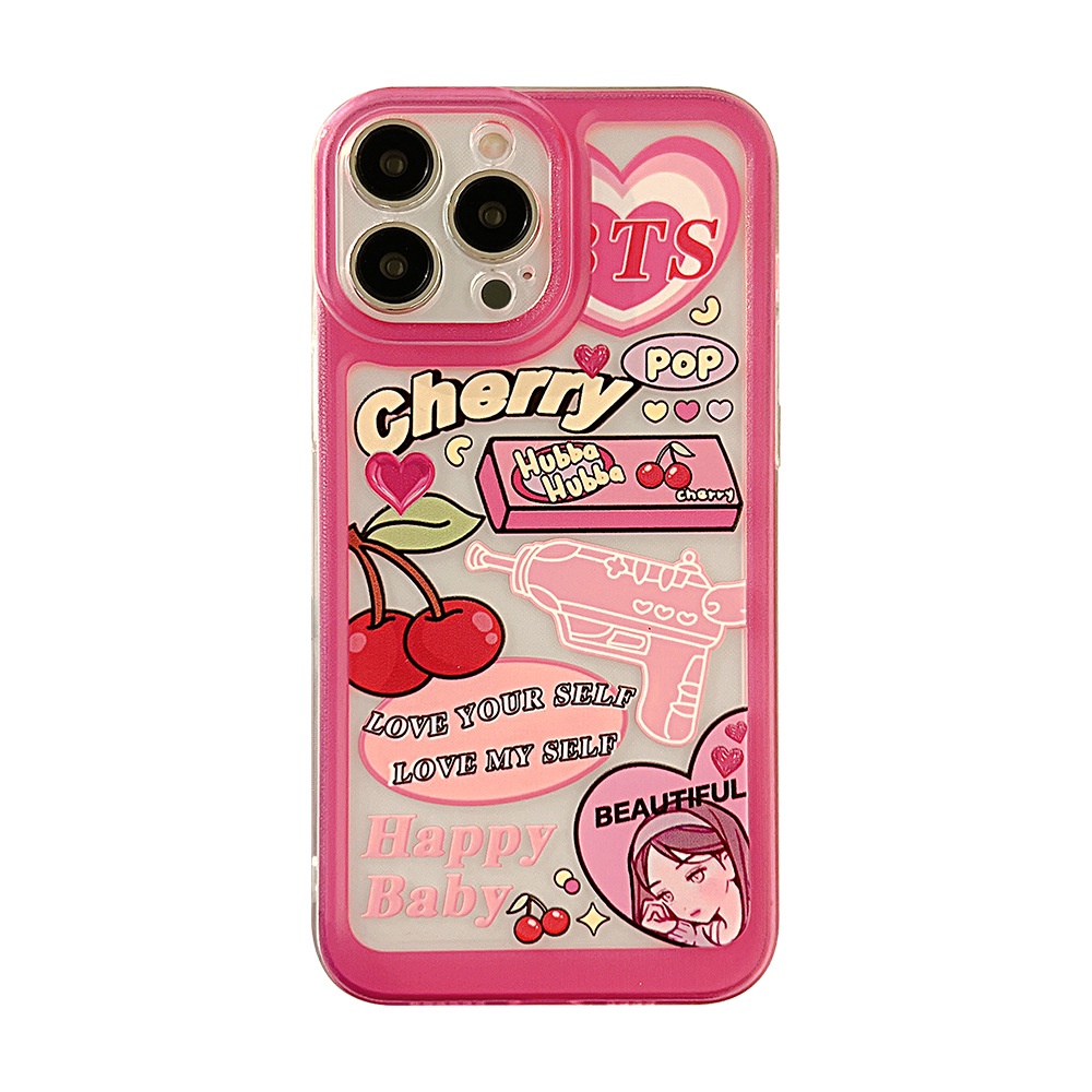 Ốp Điện Thoại Mềm In Hình Cô Gái Cá Tính Cho iphone 14 promax 14 pro 11 12 pro max 13 / 6 / 7 / 8plus / X max
