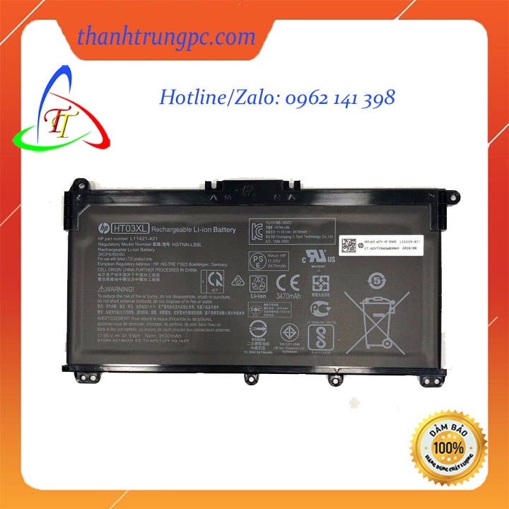 PIN LAPTOP HP Pavilion 240, 245, 250, 255 G7, 348 G5, 15-DA, 15-CS, 14S-DQ,14CF, 14CE, 15CD, 15DA, 15CS, 17CA