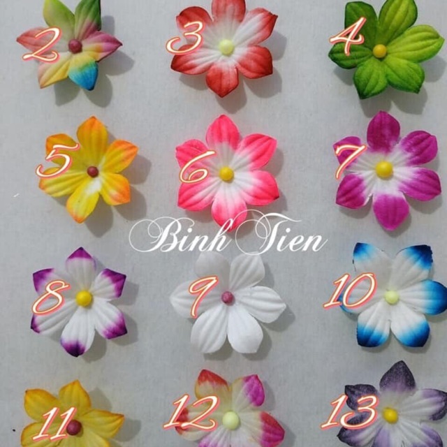 Combo 25 bộ hoa lụa 3d