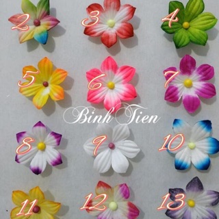 Combo 25 bộ hoa lụa 3d
