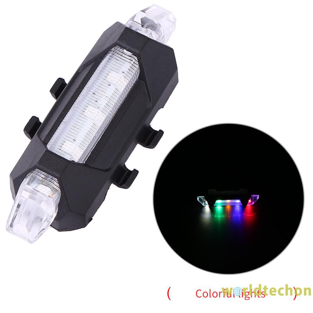 Bộ 2 Đèn Led Gắn Đuôi Xe Đạp / Scooter Điện Sạc Usb Tiện Dụng