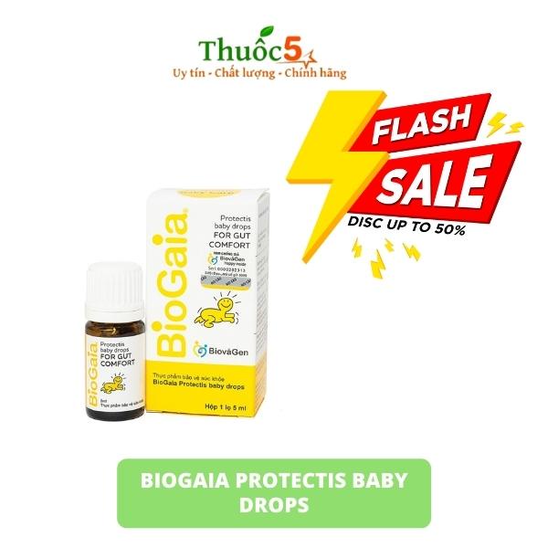 BioGaia Protectis baby drops hỗ trợ táo bón, lợi tiêu hóa cho trẻ