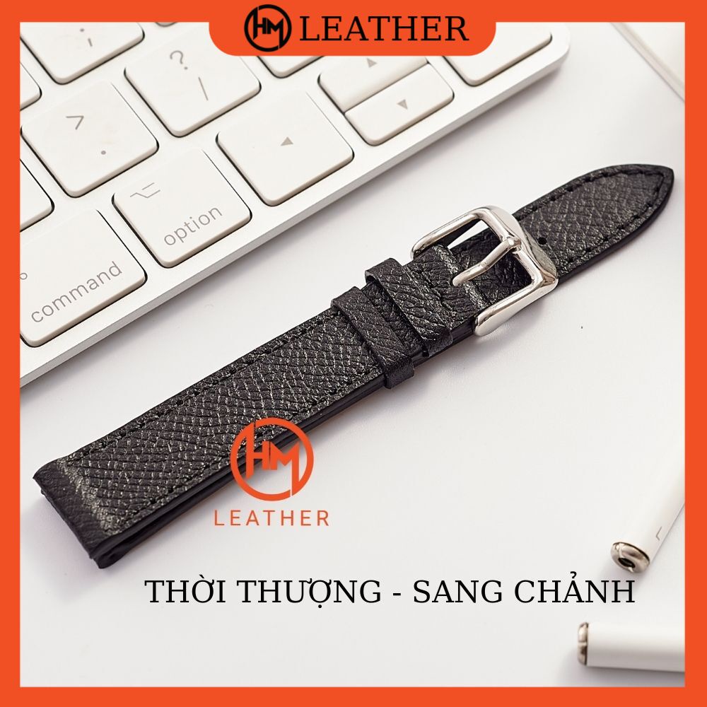 Dây đồng hồ nữ da - Đủ size 12/14/16/18/20/22/24 - Thương hiệu Hima Leather - EPSOM