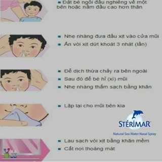 ✅ Xịt Mũi Cá Heo Người Lớn STERIMAR(50ml)