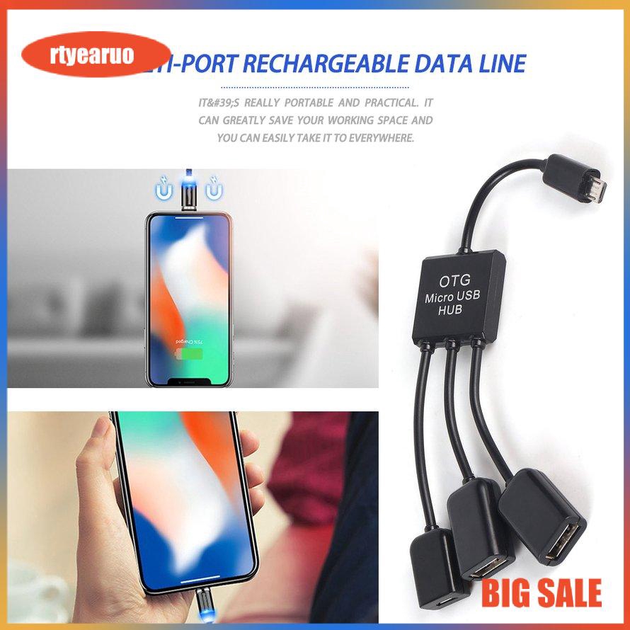 Dây cáp sạc nguồn chuyển đổi cổng Micro USB OTG
