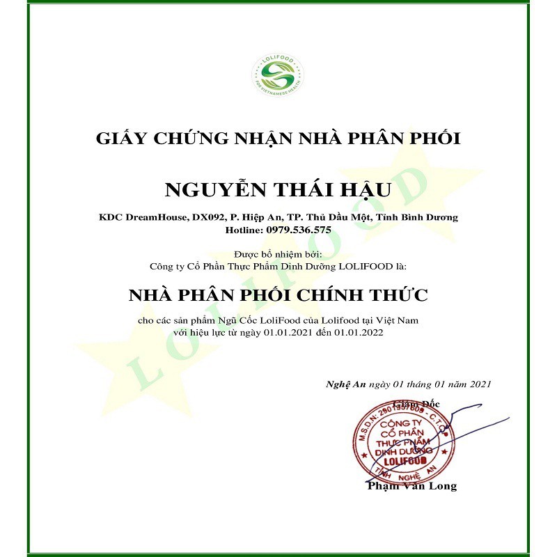 Ngũ Cốc Bà Bầu Long Liên 500gr [Organic]