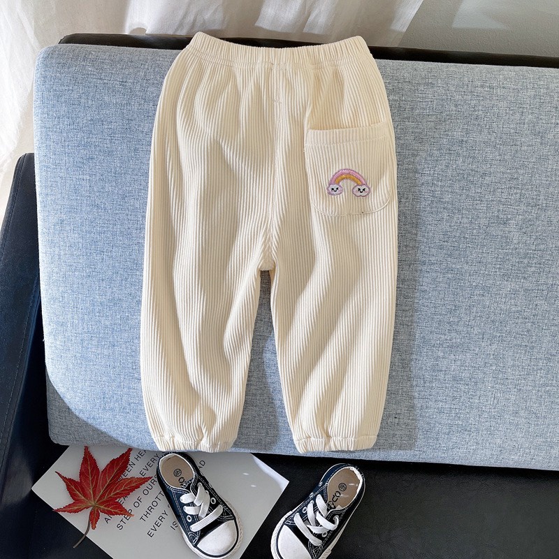 Quần len tăm cho bé quần bé trai bé gái thu đông bo chun cực mềm mịn siêu dễ thương từ 8 - 16kg