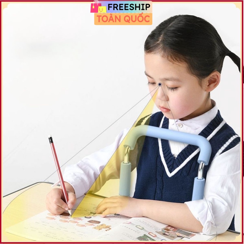 Giá đỡ ngực chống gù lưng cận thị, chống cằm chống cong vẹo cột sống,dụng cụ chống cận thị, chống cằm cho bé . .