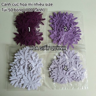 Cánh cúc họa mi nhiều size cắt sẵn