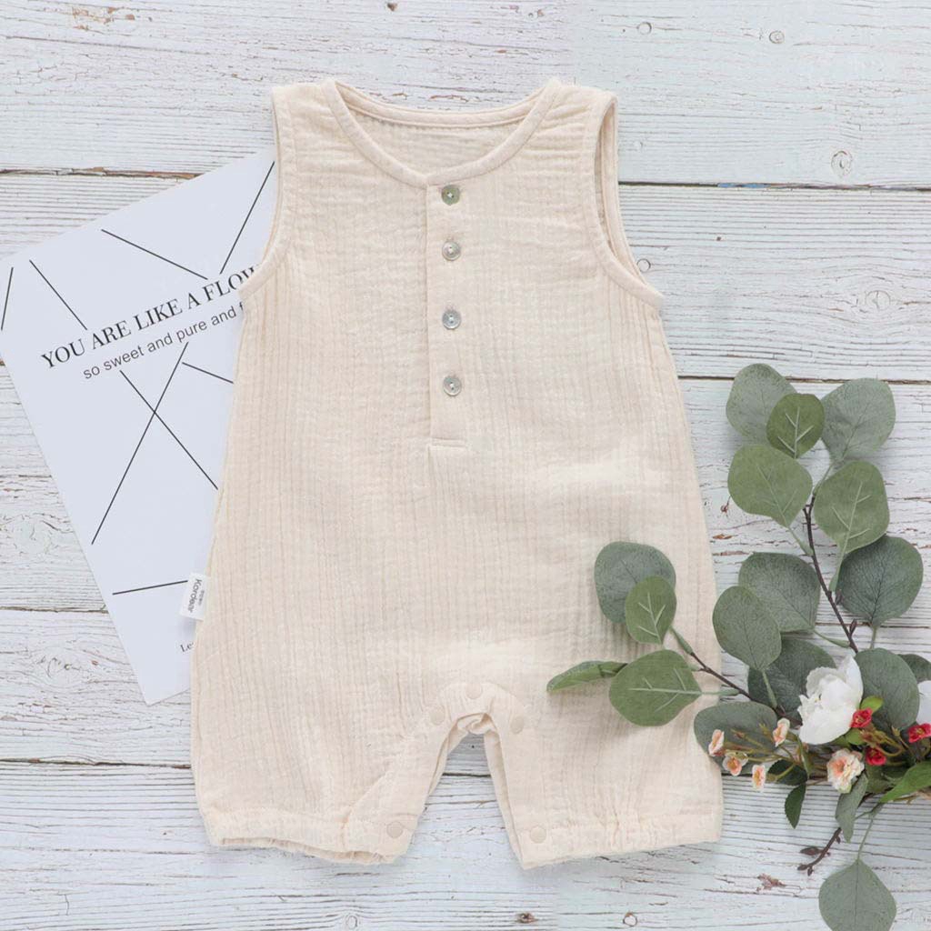 Bộ đồ liền thân cotton dành cho bé sơ sinh