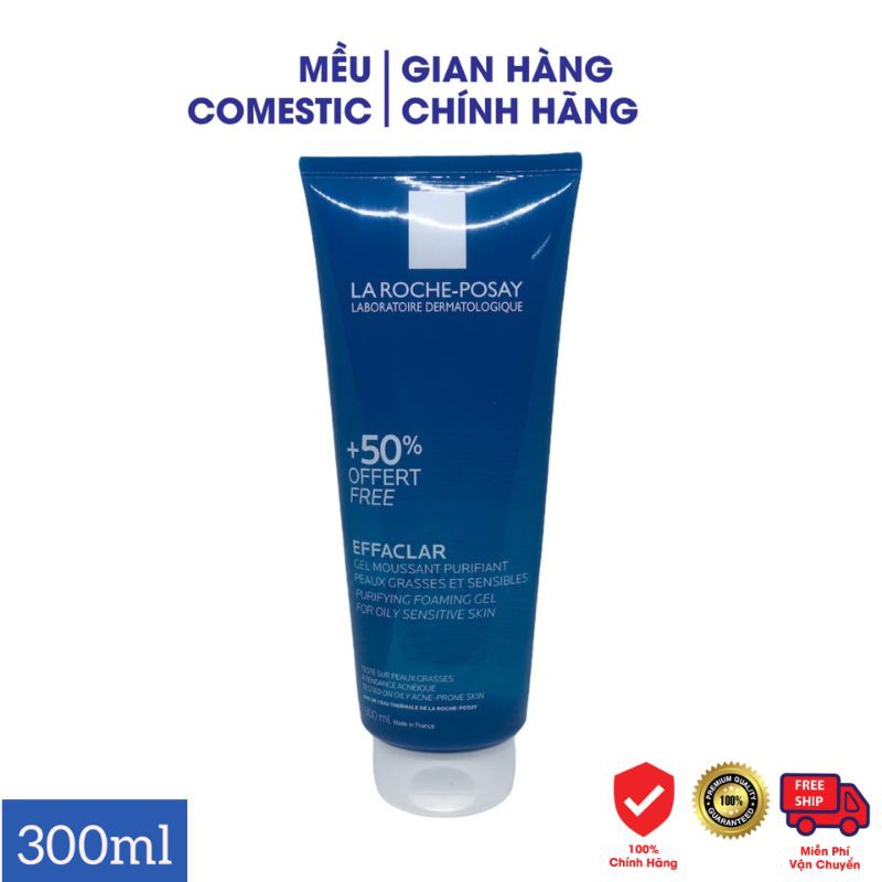 Sữa rửa mặt La Roche-Posay Effaclar Purifying Foaming Gel For Oily Sensitive Skin 300ml