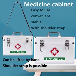 Tủ thuốc gia đình hộp sơ cứu hộp thuốc di động bộ thuốc gia dụng hộp đựng thuốc
