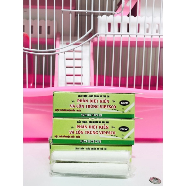 Phấn diệt kiến / chống kiến cho chuồng và lồng Hamter( Hộp 2 viên)