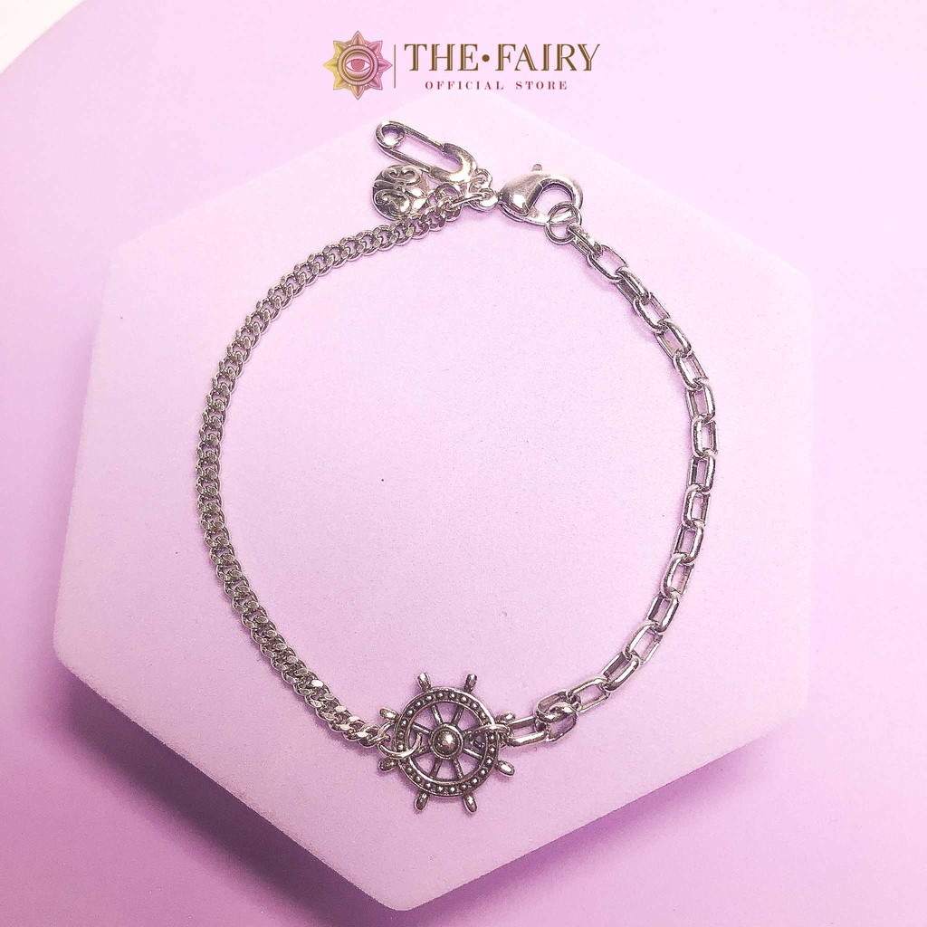 Lắc tay bạc Thái 925 The Fairy charm bánh lái tàu [ VT09 ]