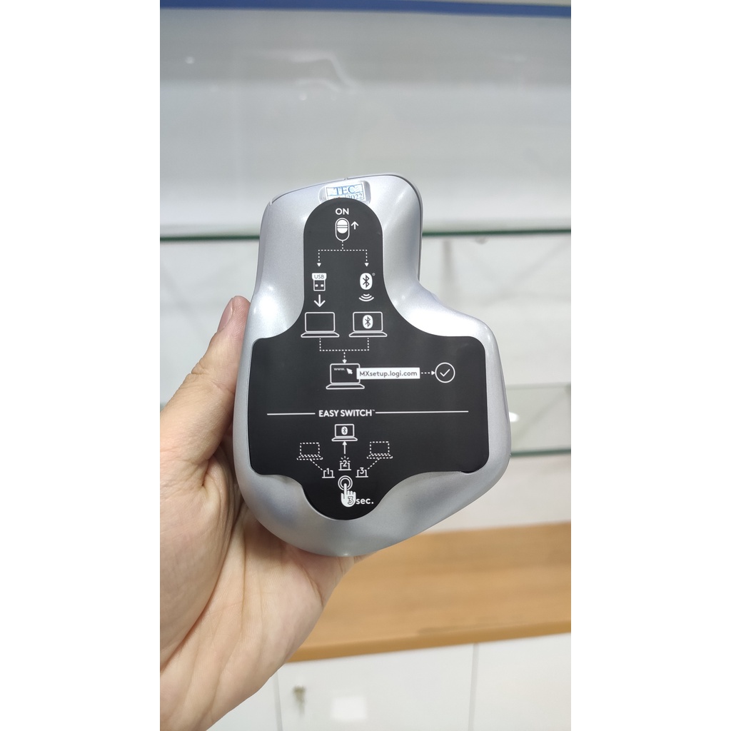 Chuột Logitech MX Master 3 Mid Grey - HÀNG CHÍNH HÃNG
