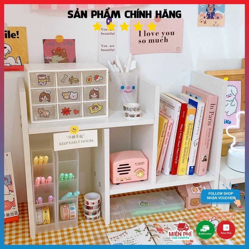 Kệ để tài liệu, kệ đa năng, giúp nơi học tập và làm việc của chúng ta gọn gàng, sạch sẽ chất gỗ MDF ván dày 12mm
