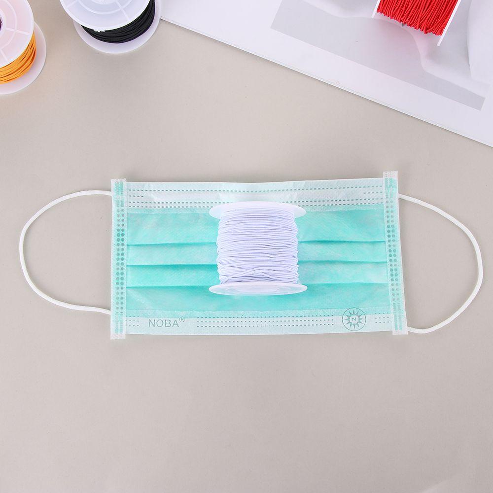 Dây Ruy Băng Co Giãn 1mm 54 Yards Màu Đen Làm Phụ Kiện Trang Sức