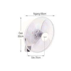 [PANASONIC | F-409MG] Quạt treo tường có điều khiển F409MG, xuất xứ Malaysia, màu trắng
