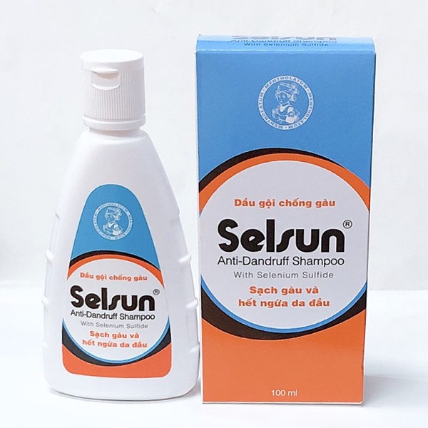 Dầu gội chống gàu Selsun 100ml - Sạch gàu và hết ngứa da đầu