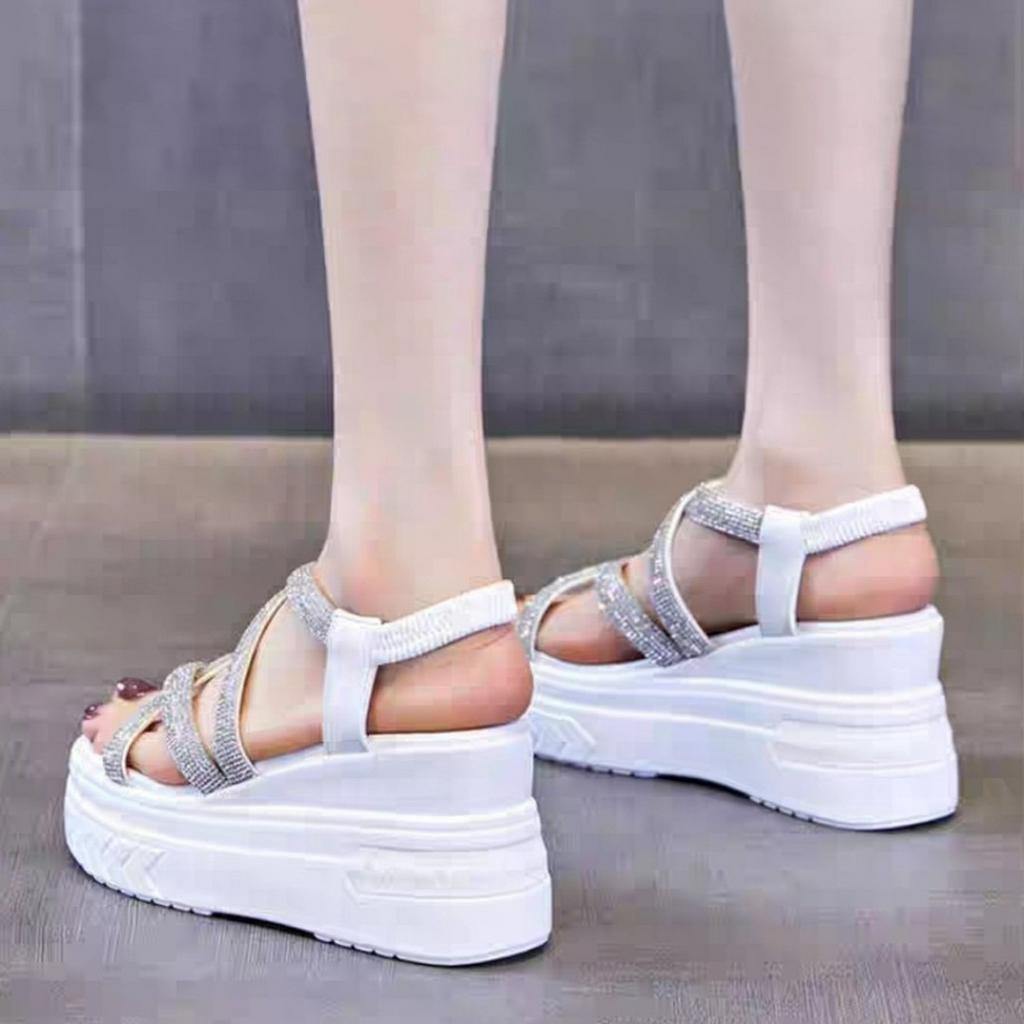 SANDAL XUỒNG QUAI CHÉO ĐÁ