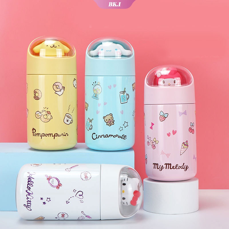 SANRIO Dễ Thương Bình Đựng Nước Giữ Nhiệt Bằng Thép Không Gỉ Họa Tiết Nhân Vật Hoạt Hình Cinnamoroll My Melody / Hello Kitty / Pompompurin Đáng Yêu Ku2
