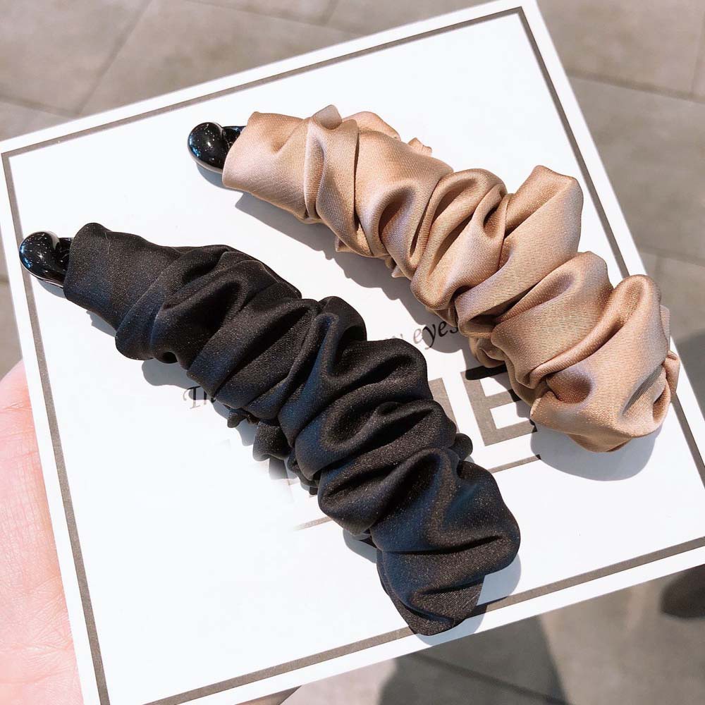 Kẹp Tóc Hình Quả Chuối Cỡ Lớn Nhiều Màu Sắc Đơn Giản Phong Cách Hàn Quốc Cho Nữ