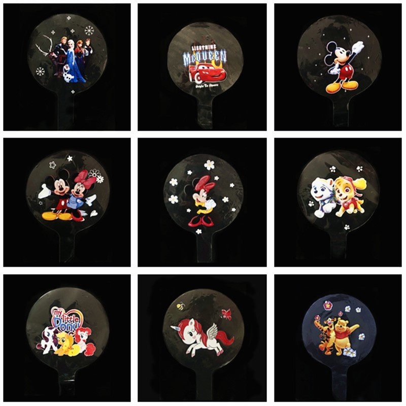 DISNEY Miếng Dán Bong Bóng Trong Suốt 20 Inch Hình Mickey / Spiderman Trang Trí Tiệc Cưới / Sinh Nhật / Lễ Tình Nhân