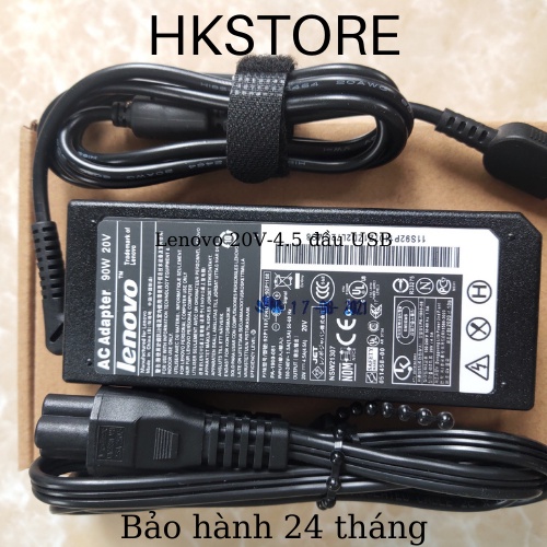 Sạc Laptop Lenovo 20V-3.25A 65W đầu USB Lenovo T440 E531 g40-70 g50-70 G500 T540 G400 G410 G500 yoga s1 14 15 260