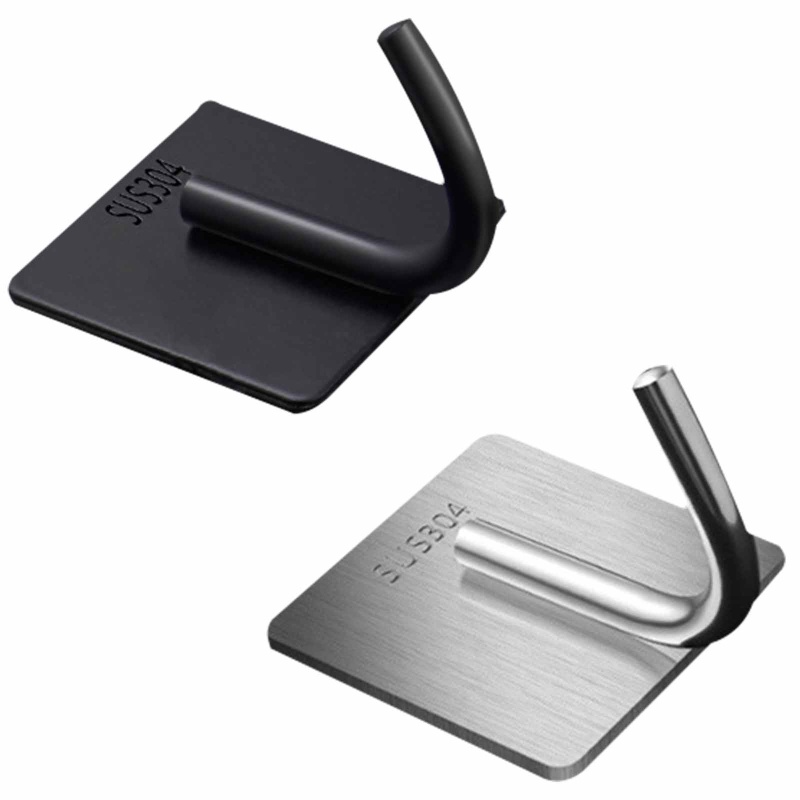 Set 5 Móc Treo Đồ Gắn Tường Bằng Thép Không Gỉ Chất Lượng Cao