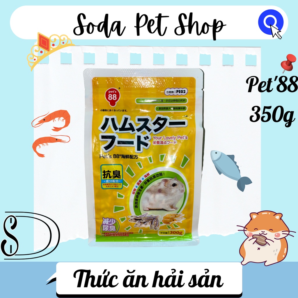 Thức Ăn Hải Sản Nhật PET'S 88 Cho Hamster
