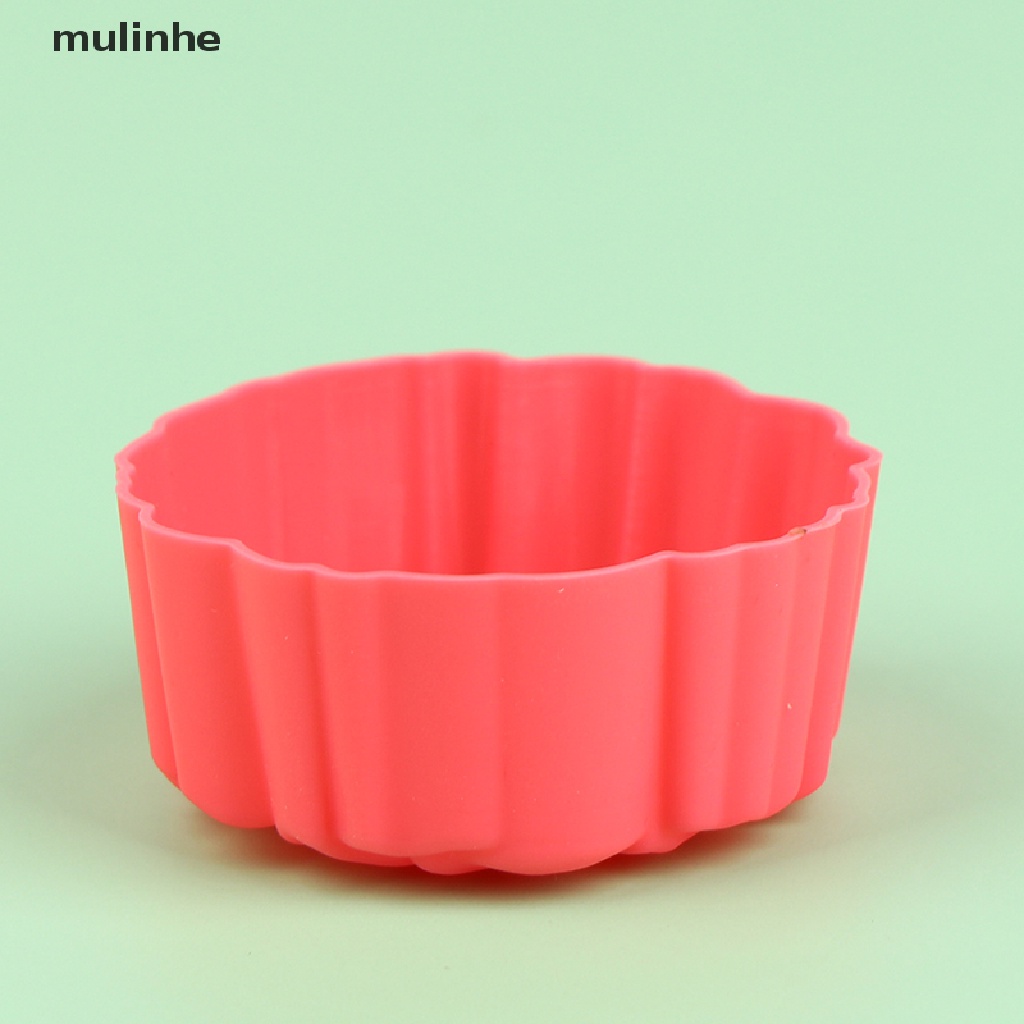 Set 6 Khuôn Silicon Làm Bánh Muffin 5cm Tiện Dụng