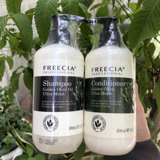 Bộ dầu gội - xả siêu dưỡng ẩm Freecia Golden Olive Oil 300mlx2