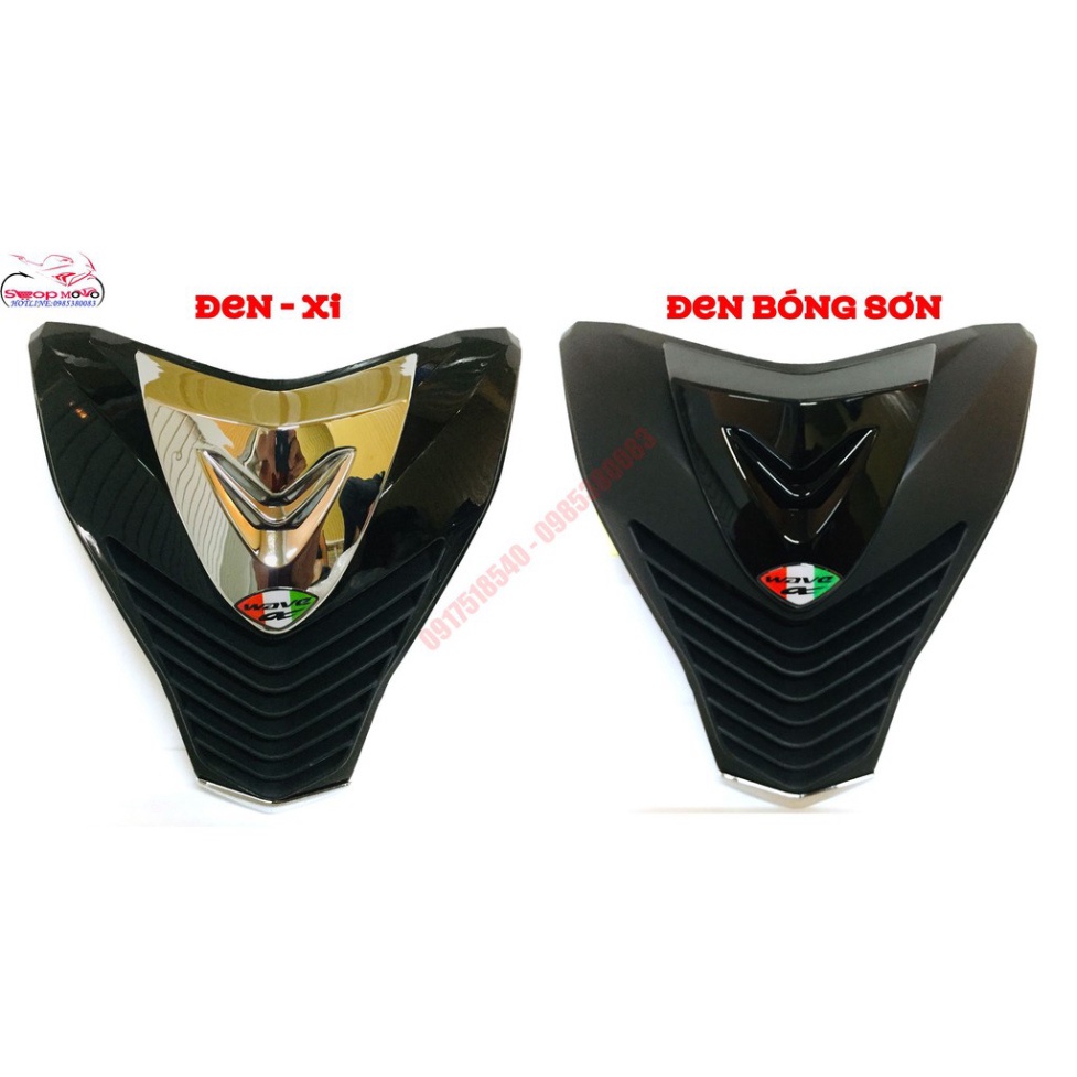 Mặt nạ chế Wave a 110 2017 - 2019 mẫu mới độ kiểu Sh Ý ( hàng dày cao cấp L1 )  Ảnh thật Sp