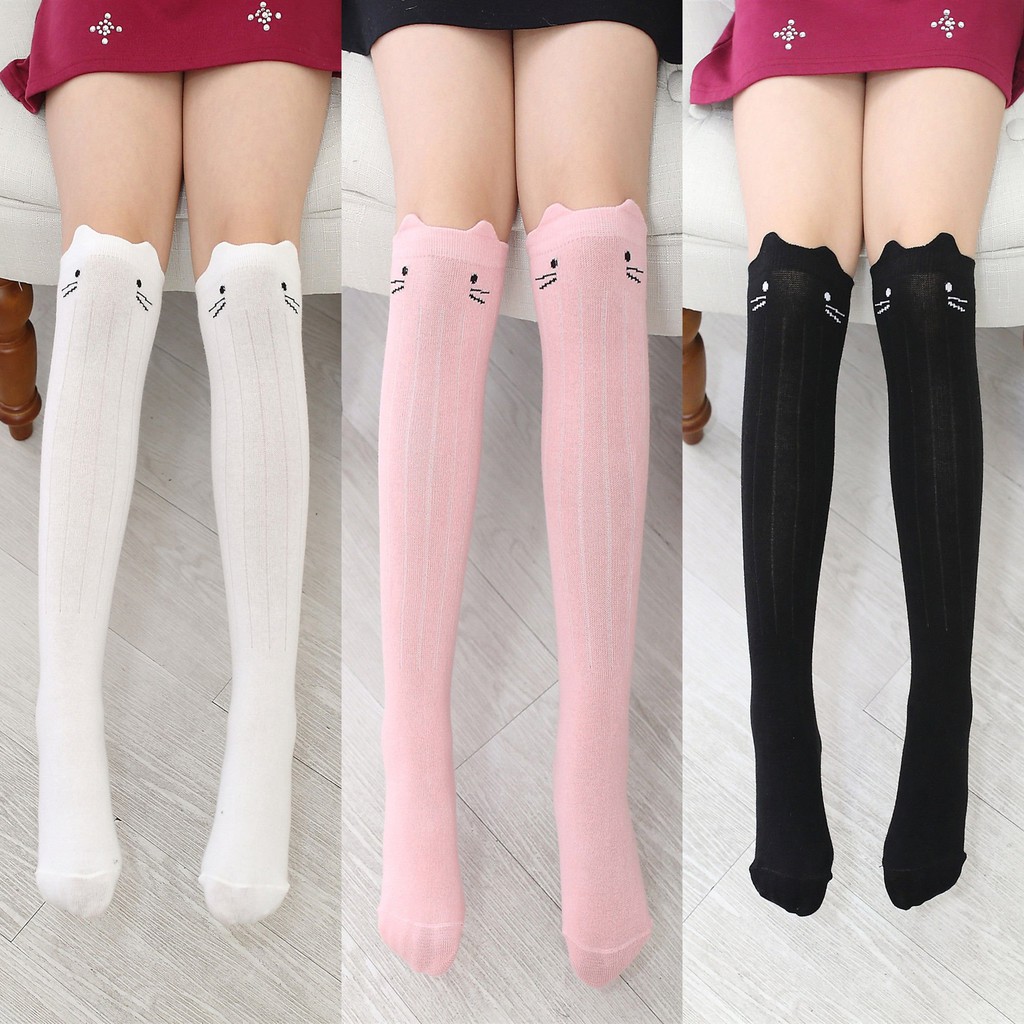 Vớ cotton dài mềm mại cho bé gái