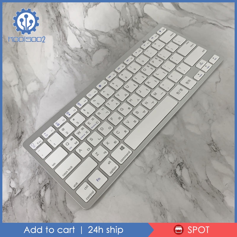 ✨Hàng sẵn sàng✨Mini Korean 78 Keys Wireless Bluetooth Keyboard for Tablet PC Lightweight