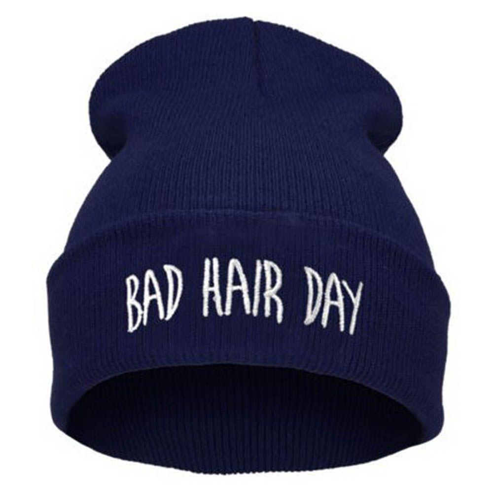 1 Mũ Len Beanie Mềm Mại Thêu Chữ Thời Trang Thu Đông