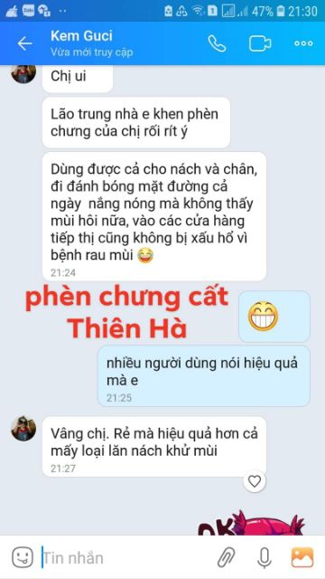 Phèn chua chưng cất trị hôi nách_hôi chân Thiên Hà | BigBuy360 - bigbuy360.vn