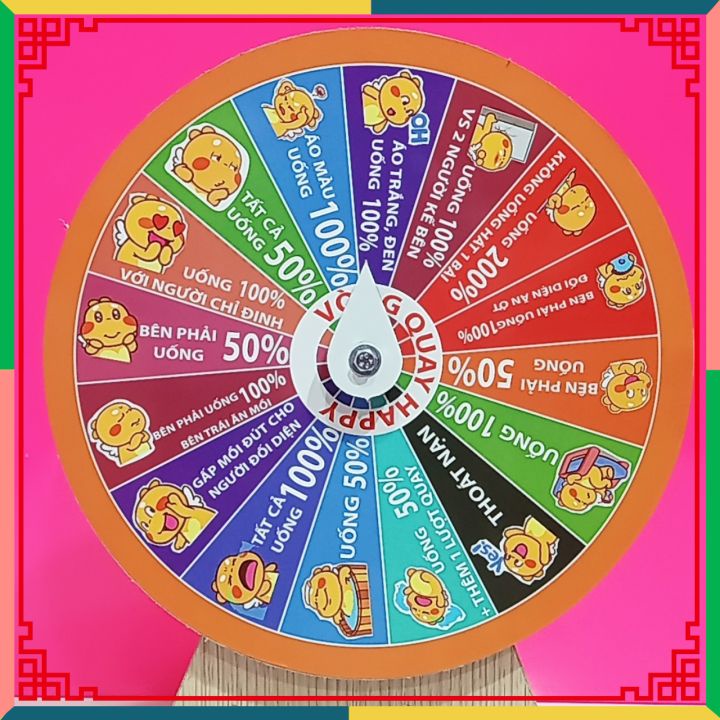VÒNG QUAY ĂN NHẬU - Size 25cm- COMPO 20 cái