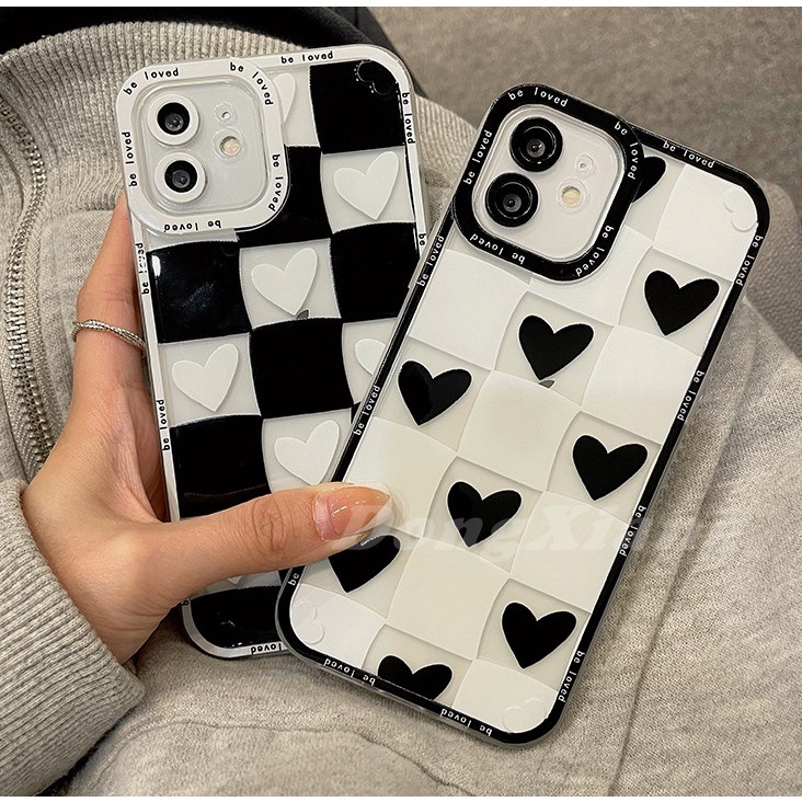 Ốp Điện Thoại TPU Mềm Trong Suốt Hình Trái Tim Cho Hp iPhone 7 8 X XR XS Max 6 6s 7 8+ SE 2020 12 11 Pro Max 13 13Pro Max