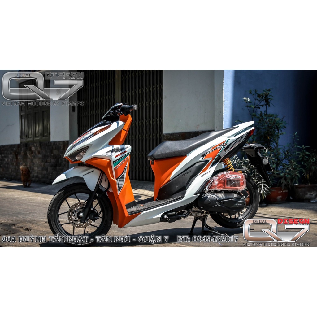 Tem rời vario-trắng cam- decalq7