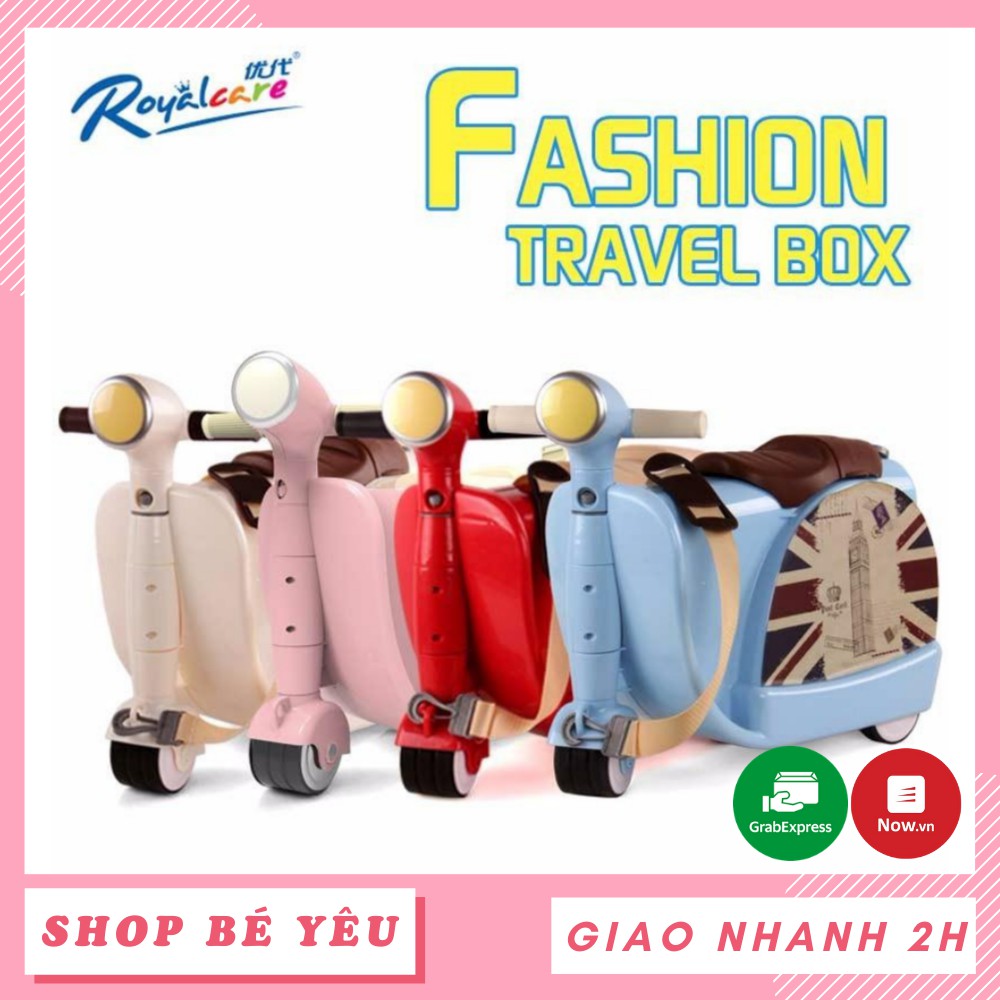 Vali cho bé 🌸 𝑭𝒓𝒆𝒆𝒔𝒉𝒊𝒑 🌸 Vali xe chòi chân Vespa Royalcare cho bé RC822217