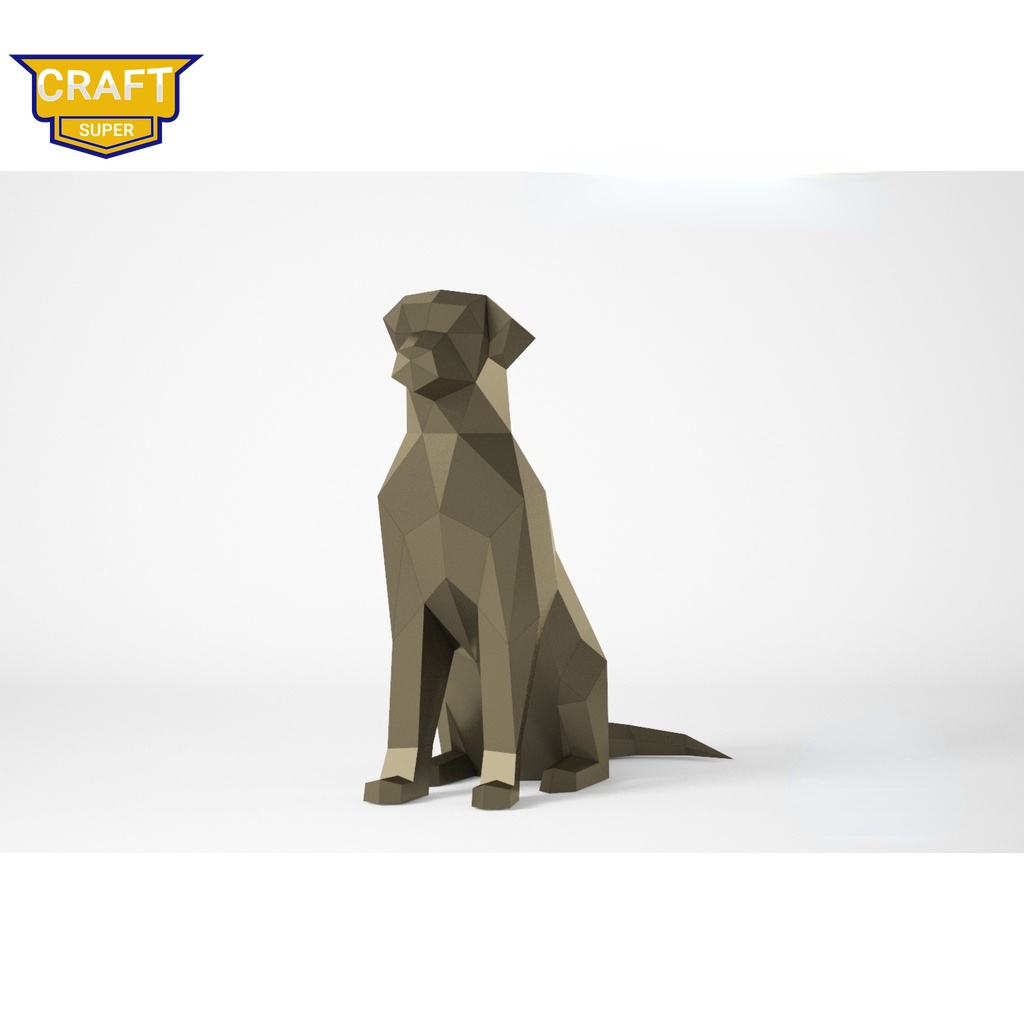 Đồ Chơi Mô Hình Chú Chó Dadan 3D Handmade Sáng Tạo Độc Đáo