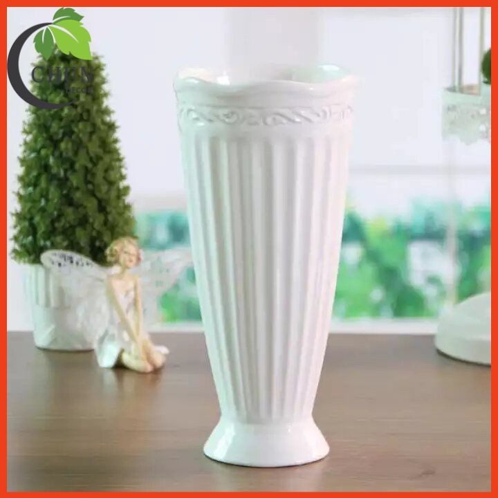 Bình hoa gốm sứ cao cấp 27cm