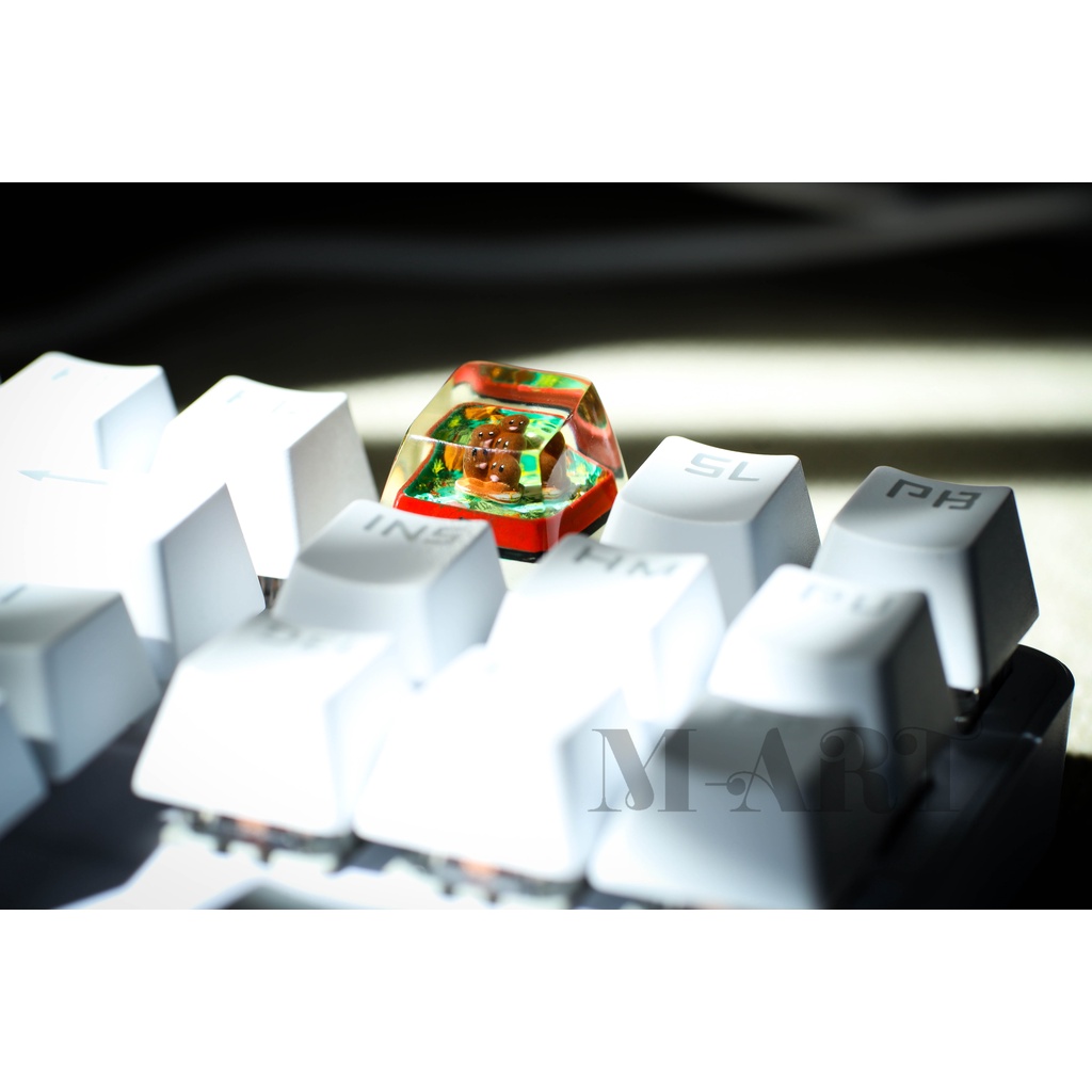 Nút bàn phím cơ resin Pokemon Dugtrio siêu dễ thương - Dugtrio Pokemon Keycaps